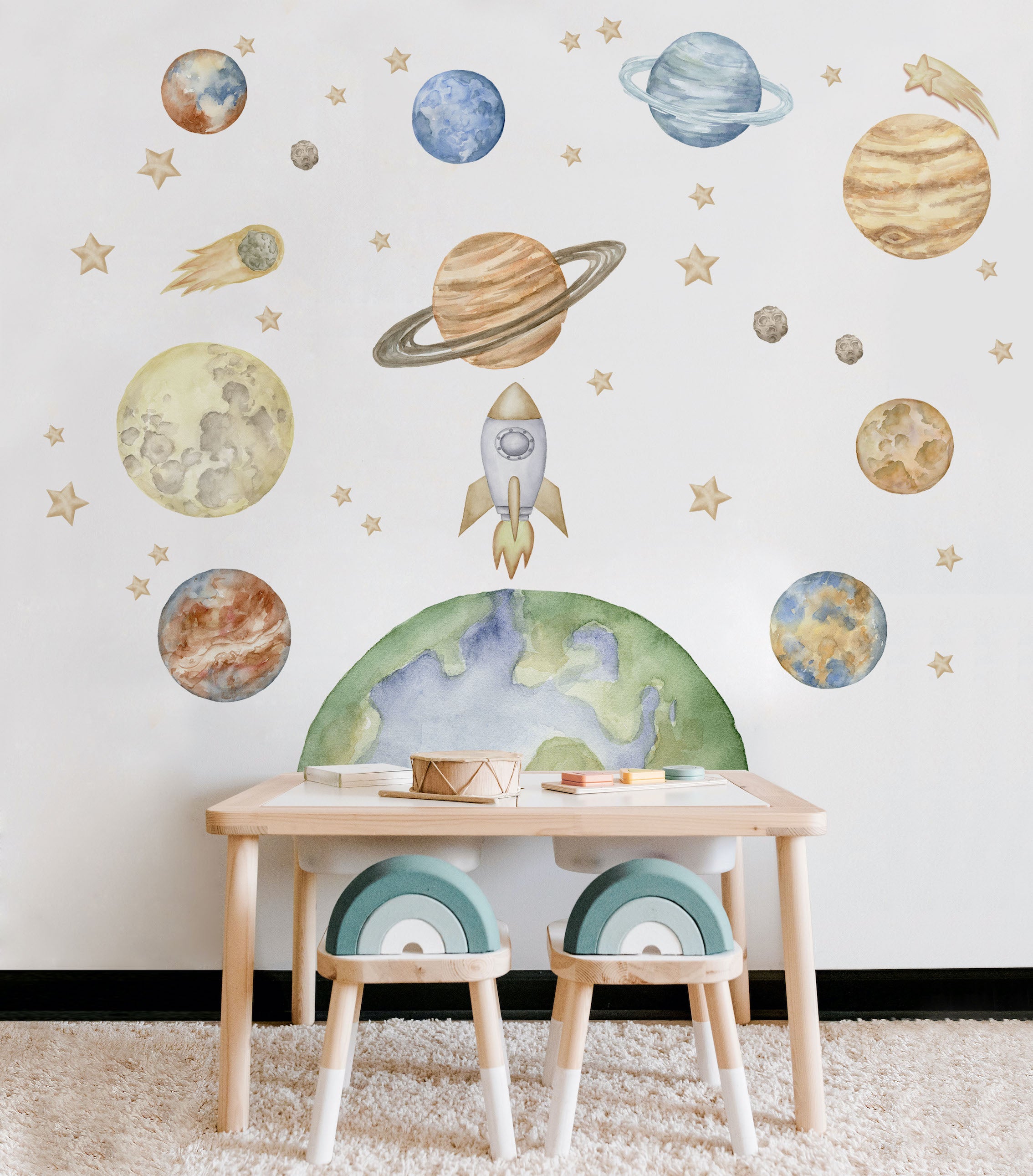 Space Wall Decals For Kids 