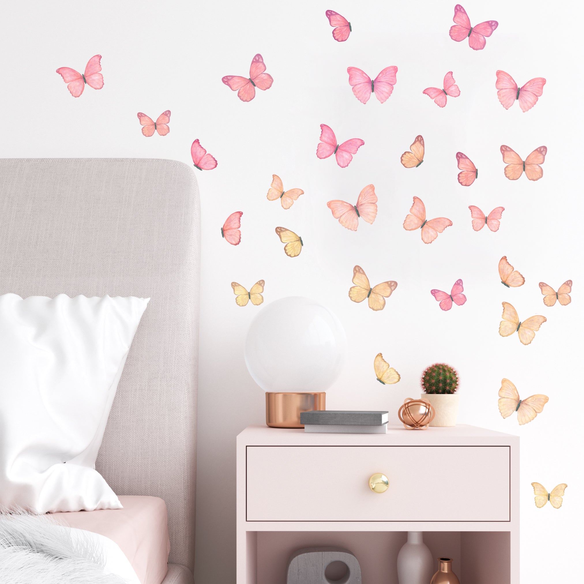 Pretty Butterfly Wall Decals - Fable and Fawn – Fable and Fawn