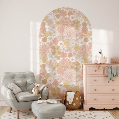 Luna Arch - Floral Wall Decal