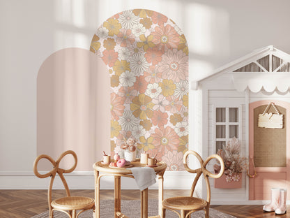 Luna Arch - Floral Wall Decal