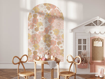 Luna Arch - Floral Wall Decal