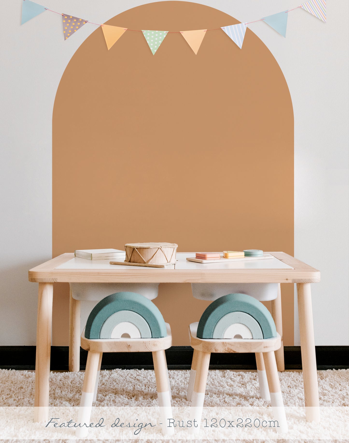 Arch Wall Decals - Rust - Wall Decals Australia - Fable and Fawn 