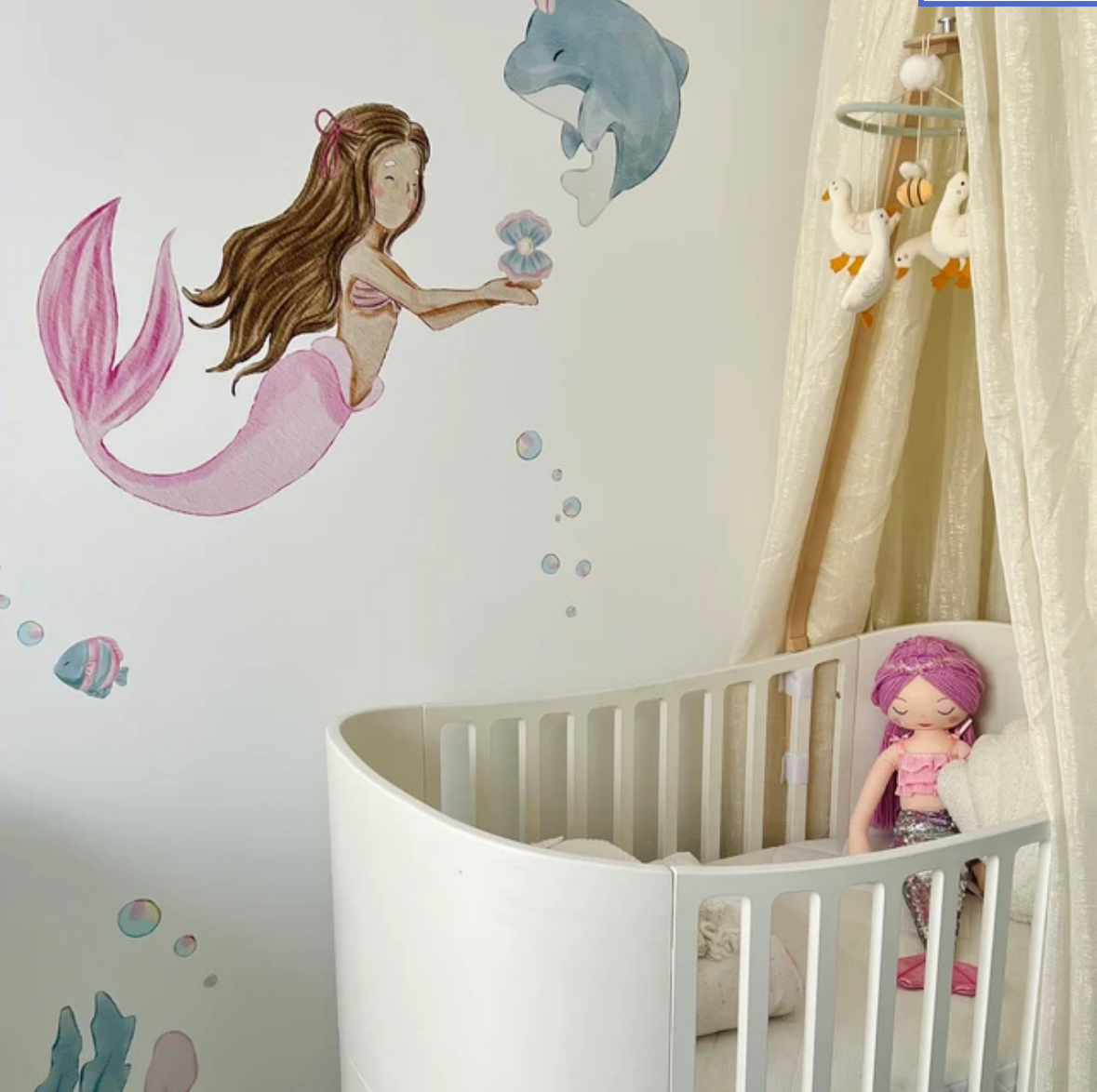 Harmony the Mermaid Wall Decal