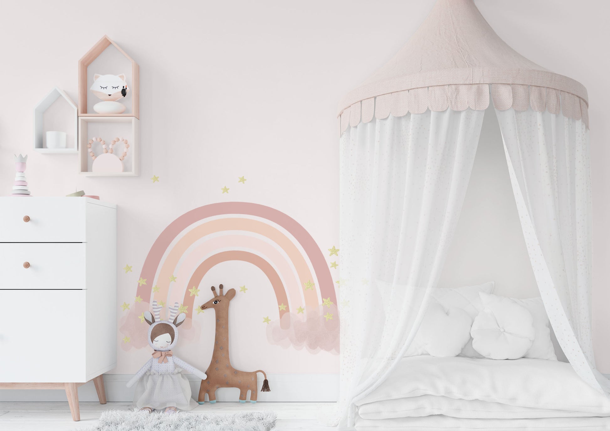 Magical Rainbow Wall Decal - Wall Decals - Fable and Fawn 