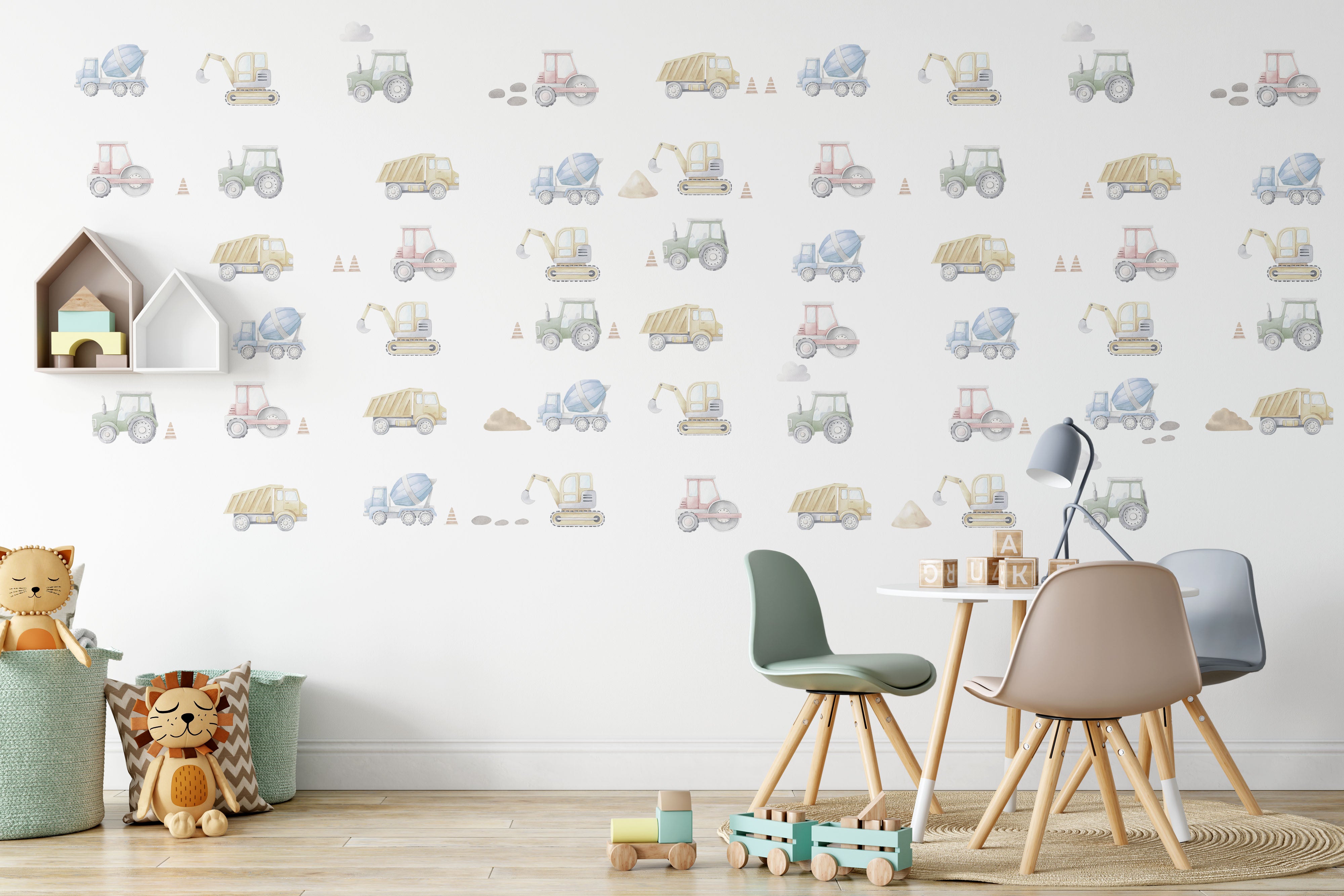 Construction Wall Decals | Fable and Fawn – Fable and Fawn