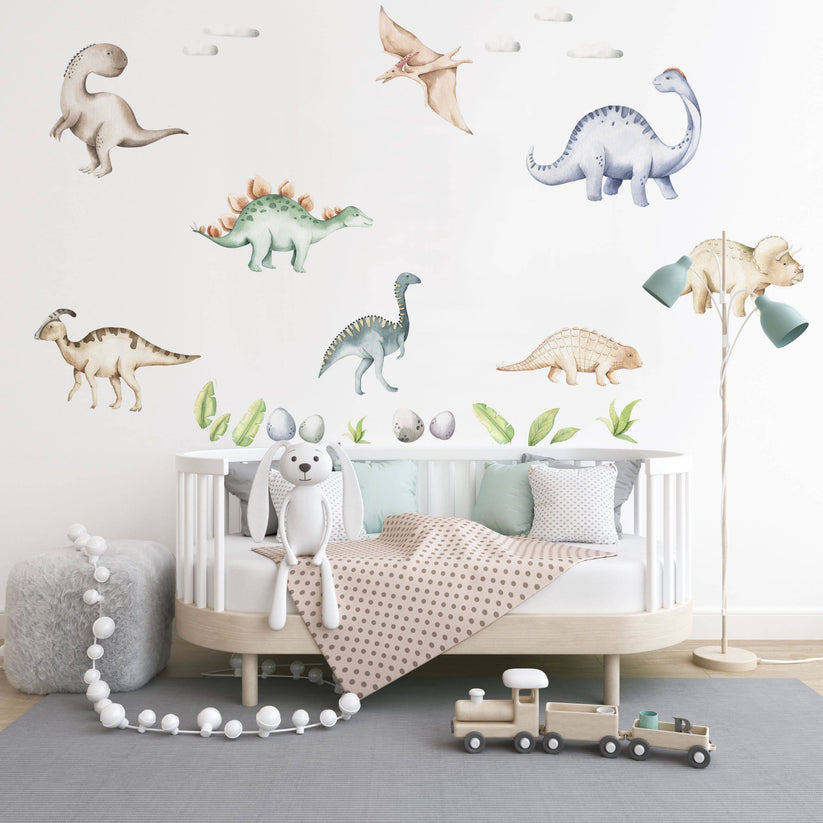 Baby Dinosaur Wall Decals - Fable and Fawn – Fable and Fawn