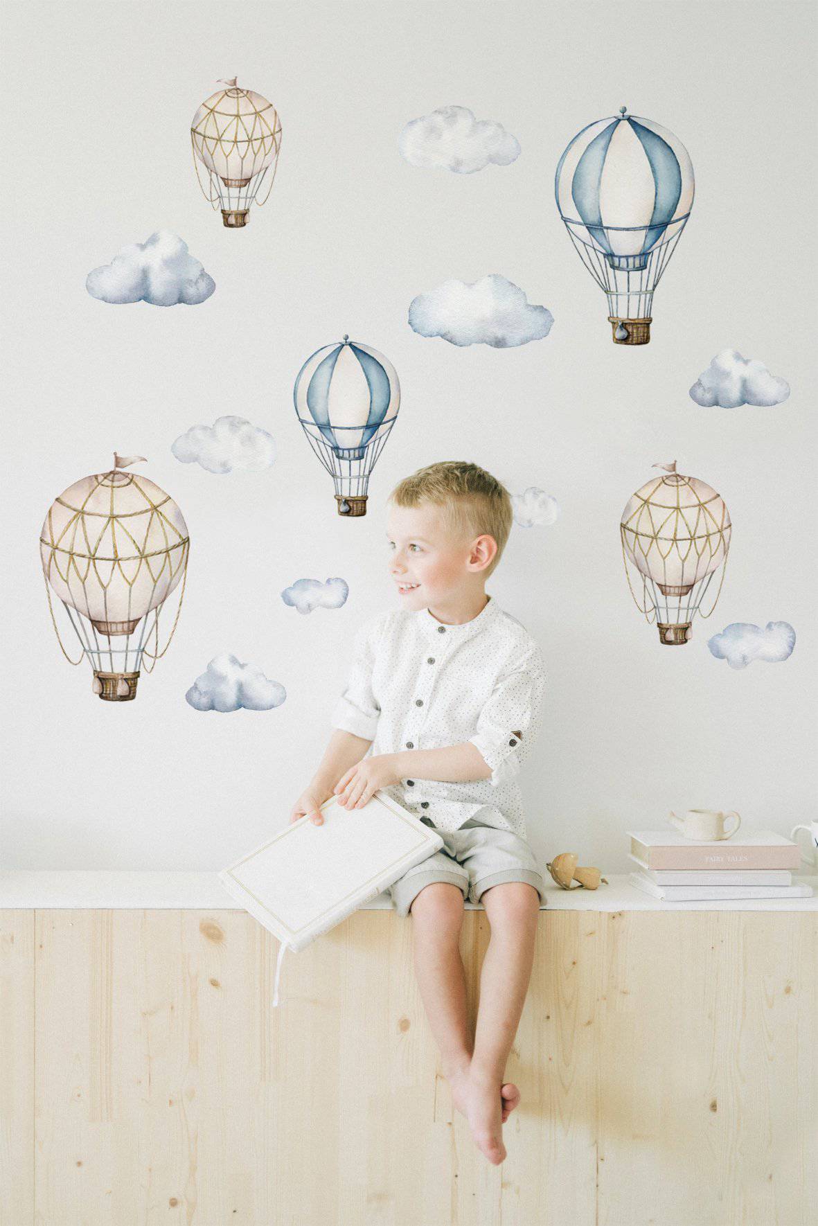 Hot air balloon on sale wall stickers